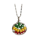 Round Flag Necklace