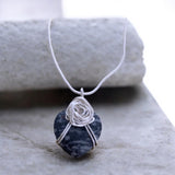 Doted Heart Necklace