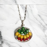 Round Flag Necklace