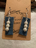 Mini Jeans Earrings