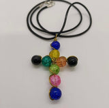 Beaded Cross Necklace