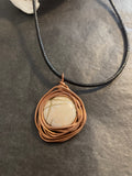 Beige Moon Necklace