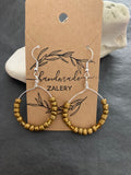 Round earrings