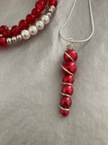 Red Pearl Necklace