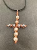 Copper Cross Necklace