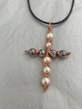 Copper Cross Necklace