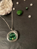 Green Moon Necklace