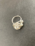 White Moon Ring
